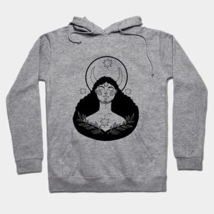 Wild Woman Moon Goddess Hoodie